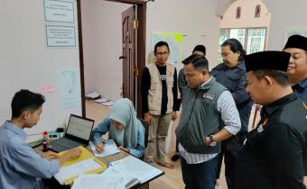 Kegiatan Monitoring dan Evaluasi PTPS oleh Bawaslu Provinsi Sumbar dan Bawaslu Kota Solok