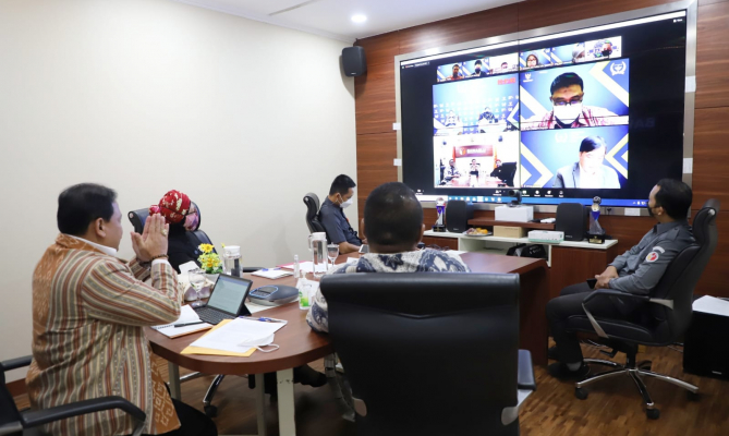 Bawaslu Sampaikan Inovasi dan Kolaborasi Keterbukaan Informasi Publik 2021 kepada KIP