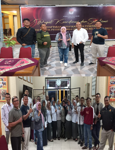 Bawaslu Kota Solok Laksanakan Fungsi Pengawasan Klarifikasi Keanggotaan Parpol Peserta Pemilu 2024 