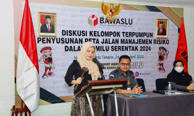 Cegah Potensi Pelanggaran, Bawaslu Petakan Management Risiko Pemilu Serentak 2024 Melalui IKP
