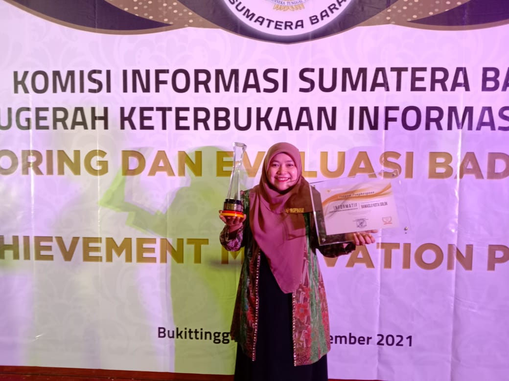 Dua Tahun Berturut-Turut Bawaslu Kota Solok Raih Terbaik 1 Badan Publik Informatif Se-Sumatera Barat