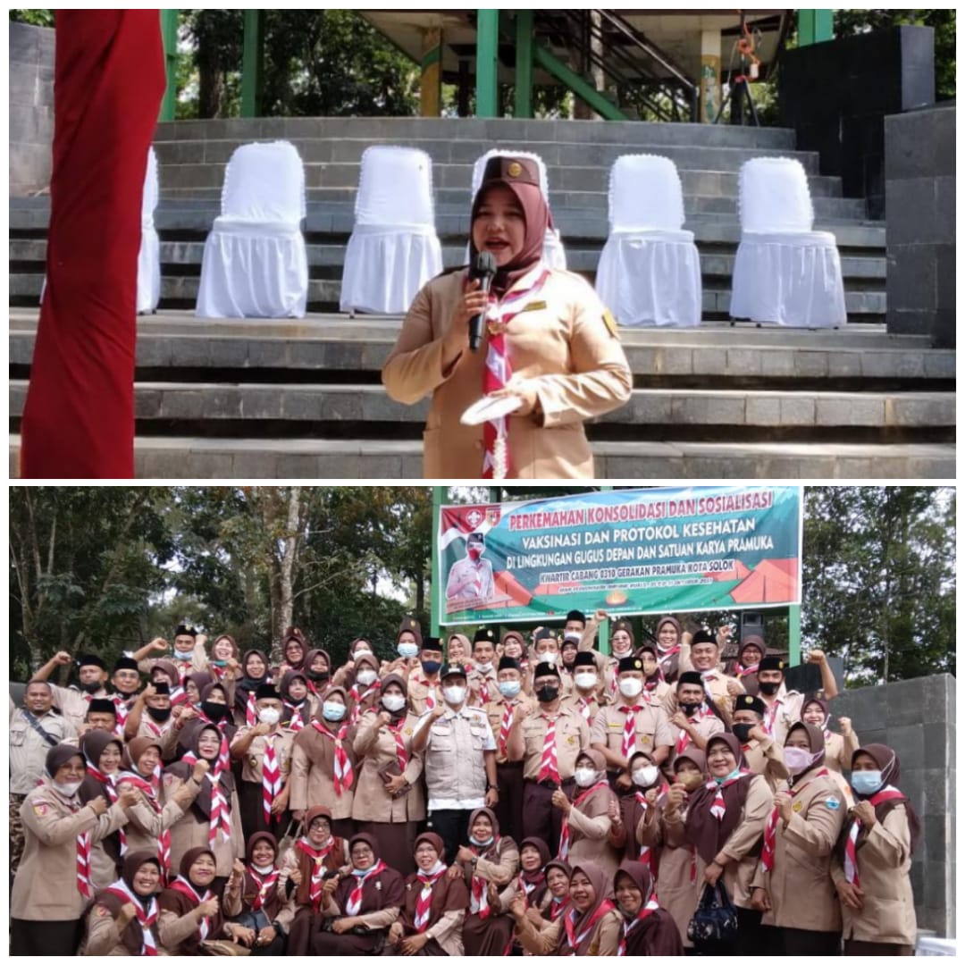 Triati ; "Bersama Saka Adhyasta Pemilu Kota Solok Kita Tingkatkan Partisipasi Masyarakat".