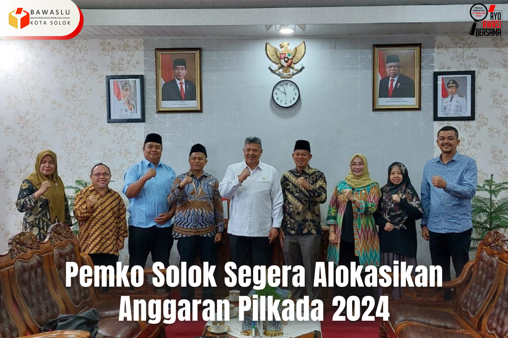Pemko Solok Segera Alokasikan Anggaran Pilkada 2024