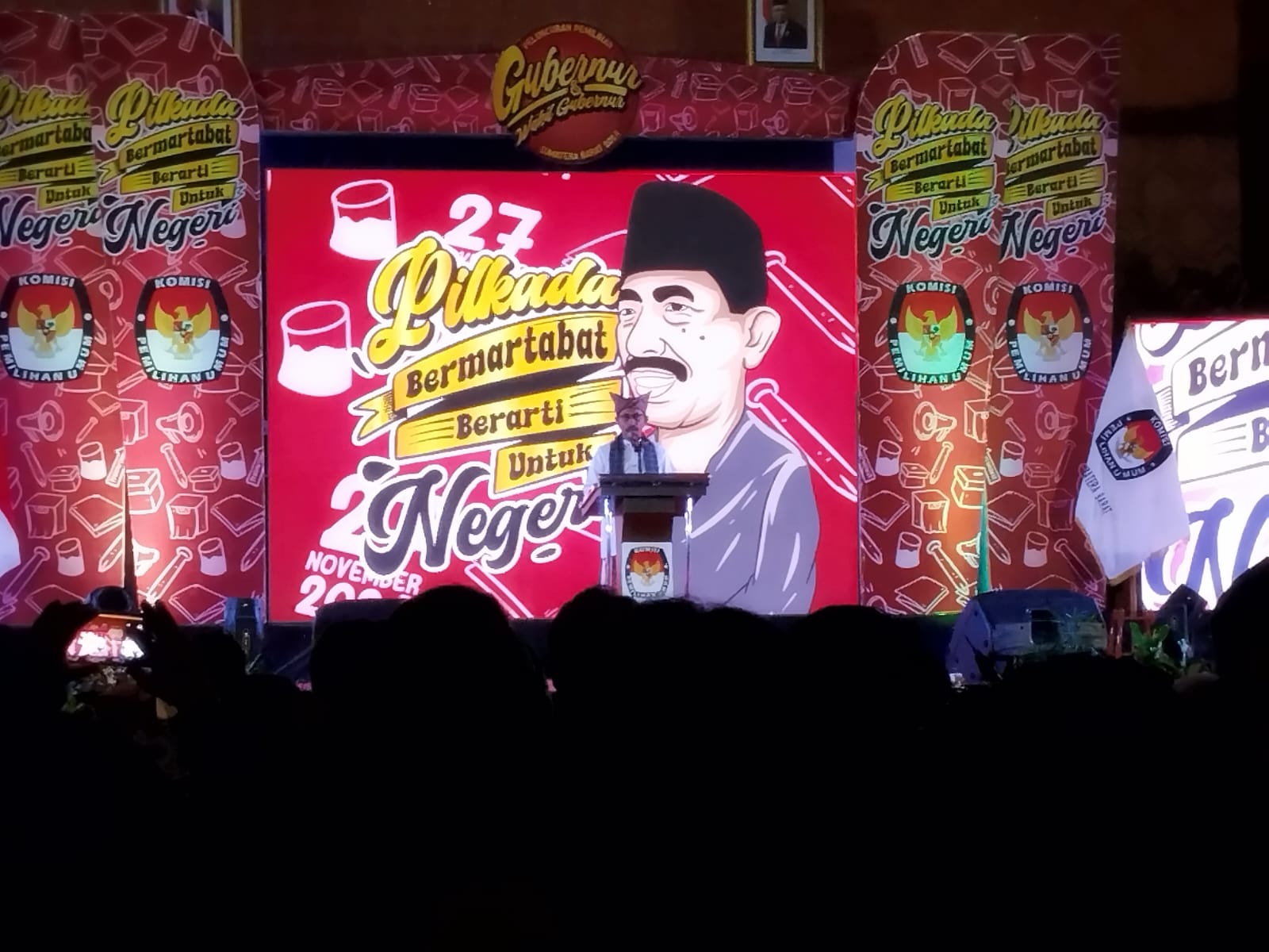 Launching Tahapan Pilkada Tahun 2024, Universitas PGRI Sumatera Barat Convention Center (18/5/2024)