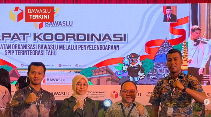 Bawaslu Kota Solok ikuti Rapat Koordinasi Penguatan Organisasi Bawaslu melalui Penyelenggaraan Sistem Pengendalian Intern Pemerintah (SPIP) Terintegrasi Tahun 2024 Gelombang II, Batam (30/08/2024 s.d 01/09/2024).