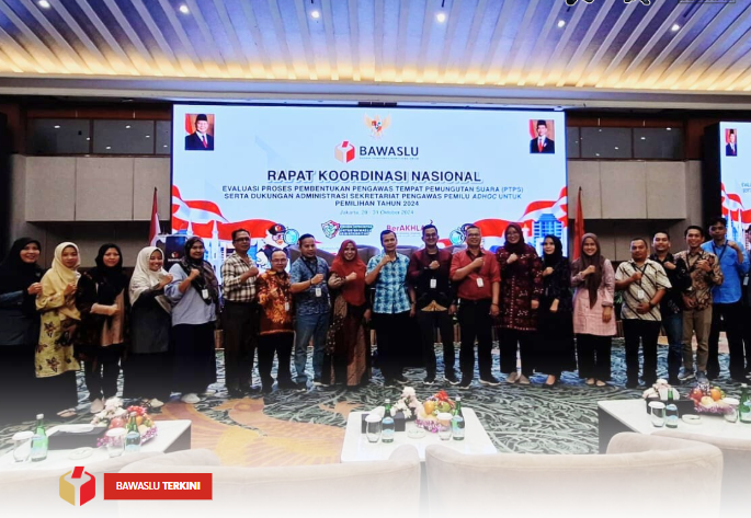 Badan Pengawas Pemilihan Umum (Bawaslu) Kota Solok menghadiri kegiatan Rapat Koordinasi Nasional yang digelar oleh Bawaslu RI di Jakarta (28-31 Oktober 2024)