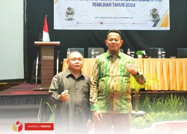 Bawaslu Kota Solok mengikuti pelatihan Training of Trainers (ToT) yang digelar oleh Bawaslu Provinsi Sumatera Barat di Emersia, (11/11).