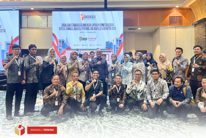 Bawaslu Kota Solok mengikuti sosialisasi layanan keprotokoleran di lingkungan Bawaslu, Jakarta (10-13/11).