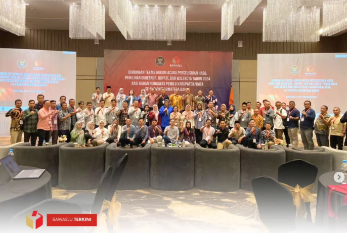 Bawaslu Kota Solok Ikuti kegiatan Bimbingan dan Teknis Perselisihan Hasil Pemilihan (PHP) Gubernur dan Wakil Gubernur, Bupati dan Wakil Bupati serta Walikota dan Wakil Walikota bagi Badan Pengawas Pemilu (Bawaslu) Kabupaten/Kota se-Sumatera Barat yang dilaksanakan di Balcone Suite and Resort Bukittinggi, (14-16 November 2024).
