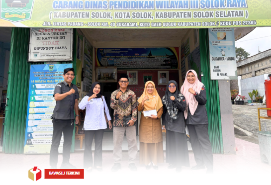 Dalam rangka memperkuat pelaksanaan pengawasan Pemutakhiran Data Pemilih Berkelanjutan (PDPB), Bawaslu Kota Solok melakukan kunjungan koordinasi ke sejumlah instansi pada Senin, 30 Juni 2025.