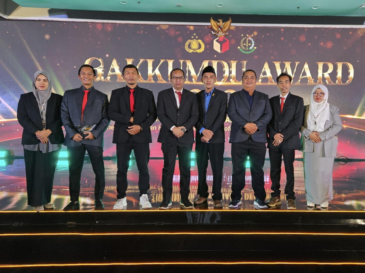 Bawaslu Kota Solok menghadiri Gakkumdu Award 2025 pada 10–12 Desember 2025