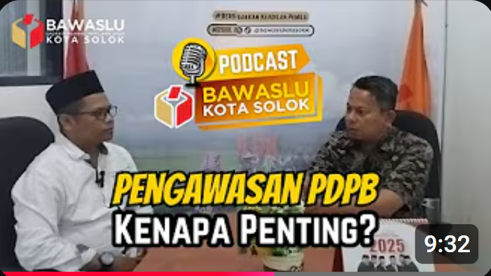 Badan Pengawas Pemilihan Umum (Bawaslu) Kota Solok resmi meluncurkan Podcast Bawaslu Kota Solok pada Selasa, 14 Oktober 2025,