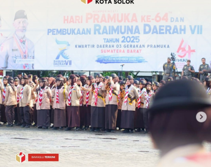 Badan Pengawas Pemilihan Umum (Bawaslu) Provinsi Sumatera Barat secara resmi menandatangani Nota Kesepahaman (MoU) dengan Kwartir Daerah 03 Gerakan Pramuka Sumatera Barat terkait pembentukan Saka Adhyasta Pemilu, Selasa (18/11/2025).