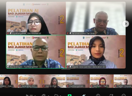 Bawaslu Kota Solok mengikuti Pelatihan AI Bawaslu Batch 2 yang diselenggarakan oleh Bawaslu RI bekerja sama dengan Generation Girl (Yayasan Generasi Maju Berkarya). Pelatihan berlangsung pada 28–29 November 2025 melalui LMS Bawaslu secara synchronous, serta dilanjutkan pada 1 Desember 2025 melalui tatap muka virtual via Zoom sebagai bagian dari metode asynchronous pembelajaran.