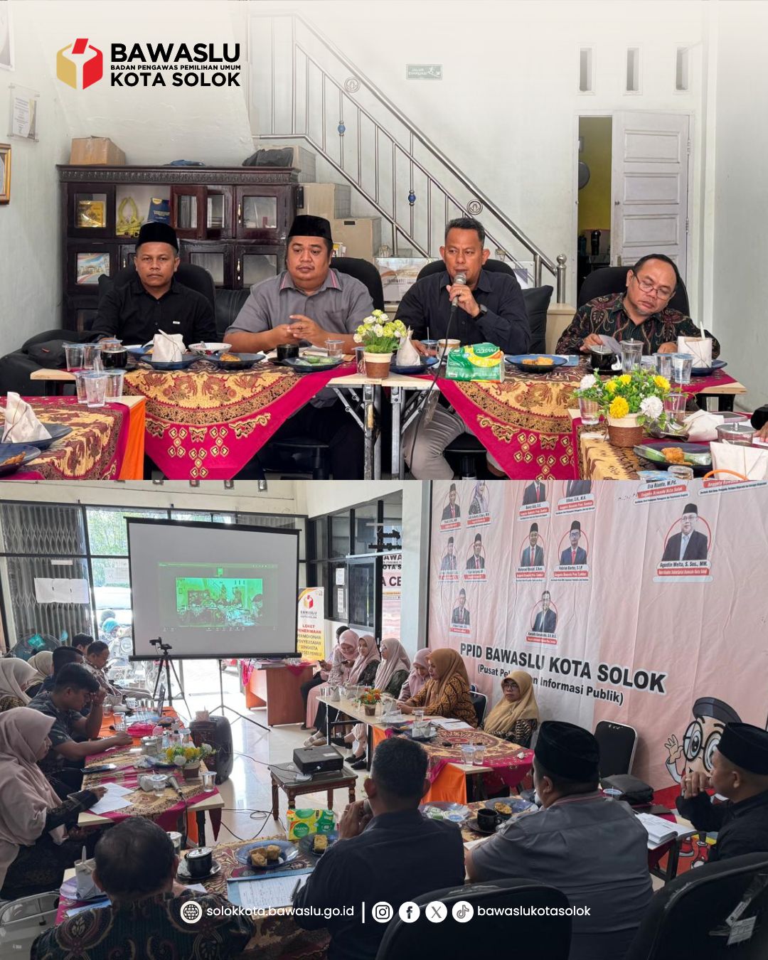 Bawaslu Kota Solok menggelar Rapat Dalam Kantor (RDK) bertajuk “Pengelolaan Ketatausahaan dan Kearsipan Bawaslu Kota Solok” pada Kamis (7/5/2026)