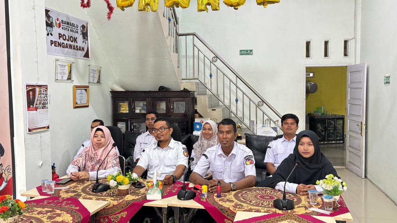 Bawaslu Kota Solok menghadiri kegiatan Pembukaan Penyelenggaraan Orientasi Pegawai Pemerintah dengan Perjanjian Kerja (PPPK) Kurikulum Pengenalan Nilai dan Etika Instansi Tahun 2026