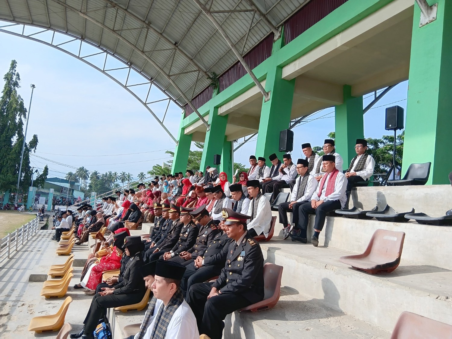 Rafiqul Amin, menghadiri Upacara Peringatan Hari Ulang Tahun (HUT) ke-81 Kemerdekaan Republik Indonesia yang digelar Pemerintah Kota Solok di Lapangan Merdeka Kota Solok, Senin (17/8/2026).