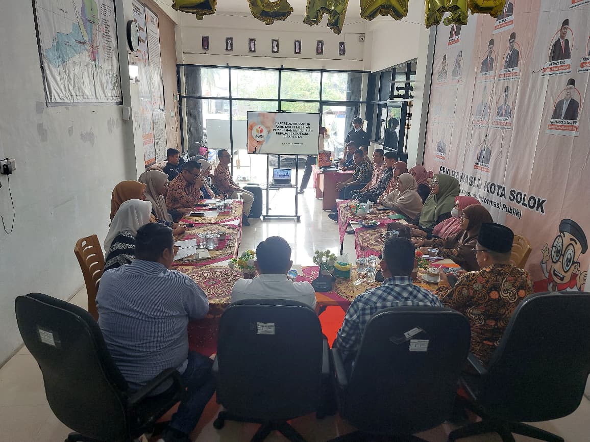 Bawaslu Kota Solok laksanakan Rapat Fasilitasi Penguatan Pemahaman Kepemiluan kepada Penyandang Disabilitas yang digelar di Kantor Bawaslu Kota Solok, Kamis (10/9/2026).