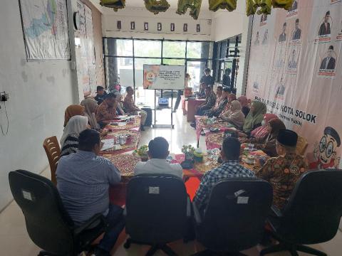 Bawaslu Kota Solok laksanakan Rapat Fasilitasi Penguatan Pemahaman Kepemiluan kepada Penyandang Disabilitas yang digelar di Kantor Bawaslu Kota Solok, Kamis (10/9/2026).