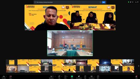 Bawaslu Kota Solok menjadi Penyelengara (SEPAKAT), Mengangkat tema “Peranan Support Systems SDM Kesekretariatan dalam Pengawasan Pemilu 2029”, Senin (12/10/2026)