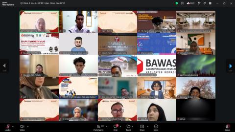 Bawaslu Kota Solok mengikuti kegiatan Klinik JF Vol. 6: Ujian Penyesuaian Kenaikan Pangkat, Ujian Dinas, dan Kenaikan Pangkat Jabatan Fungsional. secara daring melalui Zoom Meeting, Rabu (7/10/2026).