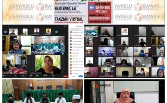 Mengenang Sosok Wilma, Bawaslu Adakan Takziah Virtual