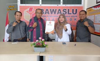 Bawaslu Kota Solok Tandatangani Nota Kesepahaman Pengembangan Pengawasan Pemilu Partisipatif Bersama STAI Solok Nan Indah