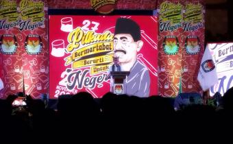 Launching Tahapan Pilkada Tahun 2024, Universitas PGRI Sumatera Barat Convention Center (18/5/2024)