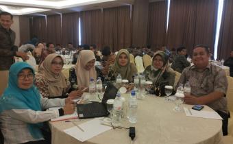 Koordinator Divisi Penanganan Pelanggaran dan Penyelesaian Sengketa (PPPS) Bawaslu Kota Solok, Eka Rianto dalam kegiatan Rapat Kerja Strategi Penanganan Pelanggaran pada Pemilihan Gubernur, Bupati, dan Wali Kota Tahun 2024 Wilayah Sumatera dan Kalimantan Tengah di Batam, Kepulauan Riau, Selasa (2/7/2024).