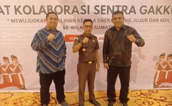 Sentra Gakkumdu Kota Solok Hadiri Forum Sentra Gakkumdu se-Sumatera di Hotel Adimulya Sumatera Utara, Selasa (9/7/2024).