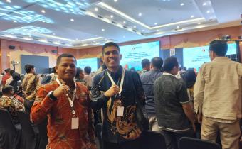 Anggota Bawaslu Kota Solok, Ilham Eka Putra dan 1 (Satu) orang stat mengiktui rapat koordinasi Nasional Evaluasi pemberian keterangan dalam Perselisihan Hasil Pemilihan Umum (PHPU) Tahun 2024 yang bertempat di Lombok (13/8/2024).