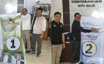 Badan Pengawas Pemilihan Umum (Bawaslu) Kota Solok melakukan pengawasan melekat validasi Alat Peraga Kampanye (APK) dan bahan kampanye Pasangan Calon Walikota dan Wakil Walikota Solok Tahun 2024. Pengawasan dilakukan langsung di Kantor KPU Kota Solok, 21/10).