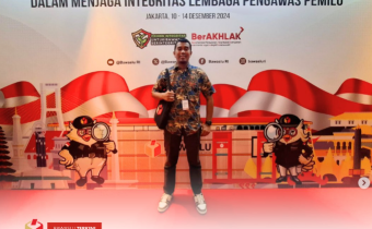 Bawaslu Kota Solok mengikuti kegiatan sertifikasi unit pengelolaan Laporan Harta Kekayaan Pejabat Negara (LHKPN) di Jakarta, (10-14/12/2024).