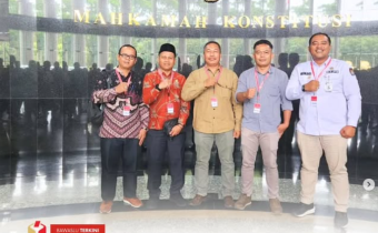 Bawaslu Kota Solok Hadiri Persidangan Pengucapan Putusan/Ketetapan Perkara Nomor 66/PHPU.WAKO-XXIII/2025, Selasa (4/2/2025) di Ruang Sidang Pleno Gedung 1 MK.