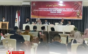 Bawaslu Kota Solok Hadiri Rapat Pleno Terbuka Penetapan Paslon Terpilih Pemilihan Walikota & Wakil Walikota Solok 2024 pada Rabu (5/2) yang digelar oleh KPU Kota Solok bertempat di Solok Premiere Hotel Syariah.