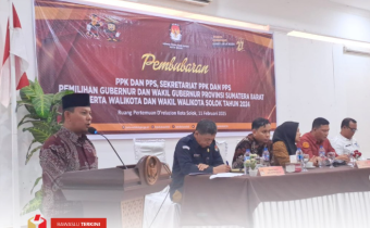 Bawaslu Kota Solok Hadiri Pembubaran PPK & PPS Pemilihan Serentak Tahun 2024, Selasa (11/02) yang bertempat di D'Relazion Cafe & Resto.