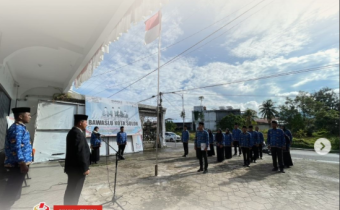 Bawaslu Kota Solok melaksanakan upacara peringatan Hari Kesaktian Pancasila Tahun 2025 pada Rabu (01/10) di halaman kantor Bawaslu Kota Solok