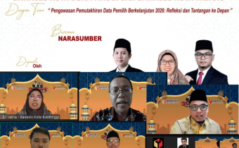 Bawaslu Kota Solok mengikuti kegiatan Ngabuburit Pengawasan  dengan tema “Pengawasan Pemutakhiran Data Pemilih Berkelanjutan 2026: Refleksi dan Tantangan ke Depan.”