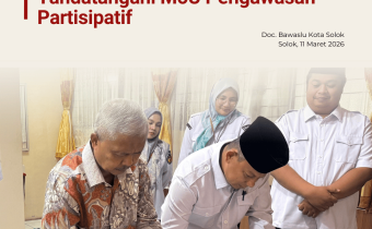 Bawaslu Kota Solok  menjalin kerja sama dengan Universitas Mahaputra Muhammad Yamin (UMMY) Solok melalui penandatanganan Nota Kesepahaman (Memorandum of Understanding/MoU), Rabu (11/3/2026).