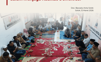 Buka Bersama Bawaslu Kota Solok bersama Wartawan Se Kota Solok,  Kamis (12/3/2026).