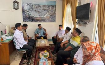 Bawaslu Kota Solok Laksanakan Konsolidasi Demokrasi Bersama Kementrian Haji dan Umrah Kota Solok