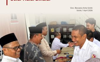Bawaslu Kota Solok laksanakan kegiatan Halal Bihalal pada Rabu, 1 April 2026