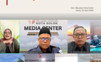 Bawaslu Kota Solok menghadiri kegiatan “SEPAKAT” (Senin Pengawas Berkomitmen dan Bermartabat) yang diselenggarakan oleh Bawaslu Provinsi Sumatera Barat