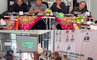 Bawaslu Kota Solok menggelar Rapat Dalam Kantor (RDK) bertajuk “Pengelolaan Ketatausahaan dan Kearsipan Bawaslu Kota Solok” pada Kamis (7/5/2026)