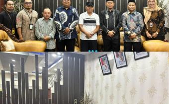 Konsolidasi Demokrasi Bawaslu Kota Solok bersama H. Suryadi Nurdal, SH di ruang kerja Wakil Wali Kota pada Jumat (5/6/2026)