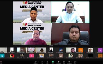 Pimpinan Bawaslu Kota Solok mengikuti kegiatan Koordinasi Hasil Pengawasan Pencocokan dan Penelitian (Coklit) serta Uji Petik Pemutakhiran Data Pemilih Berkelanjutan (PDPB) (2/6/2026)