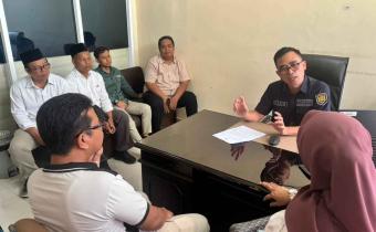Bawaslu Kota Solok lakukan pengawasan melekat terhadap kegiatan koordinasi Komisi Pemilihan Umum (KPU) Kota Solok di Kantor Imigrasi Padang, Rabu (3/6/2026