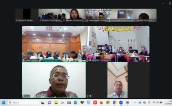 Bawaslu Kota Solok mengikuti Rapat Koordinasi (Rakor) Persiapan Pengawasan Pemutakhiran Data Partai Politik secara Berkelanjutan melalui Sipol Semester I Tahun 2026, Senin (22/6/2026)