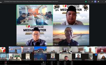 Bawaslu Kota Solok mengikuti kegiatan SEPAKAT yang diselenggarakan oleh Bawaslu Kabupaten Pasaman secara daring melalui Zoom Meeting, Senin (13/7/2026)