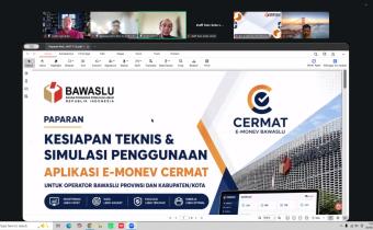 Bawaslu Kota Solok  Kegiatan Bimbingan Teknis (Bimtek) yang diselenggarakan oleh Bawaslu RI ini berlangsung secara daring melalui platform Zoom Meeting pada Selasa (29/9/2026)
